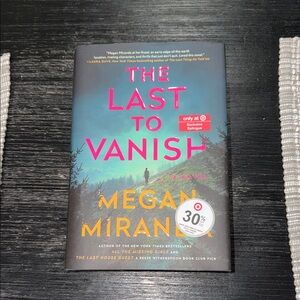 The Last to Vanish by Megan Miranda - Teal & Pink Hardcover